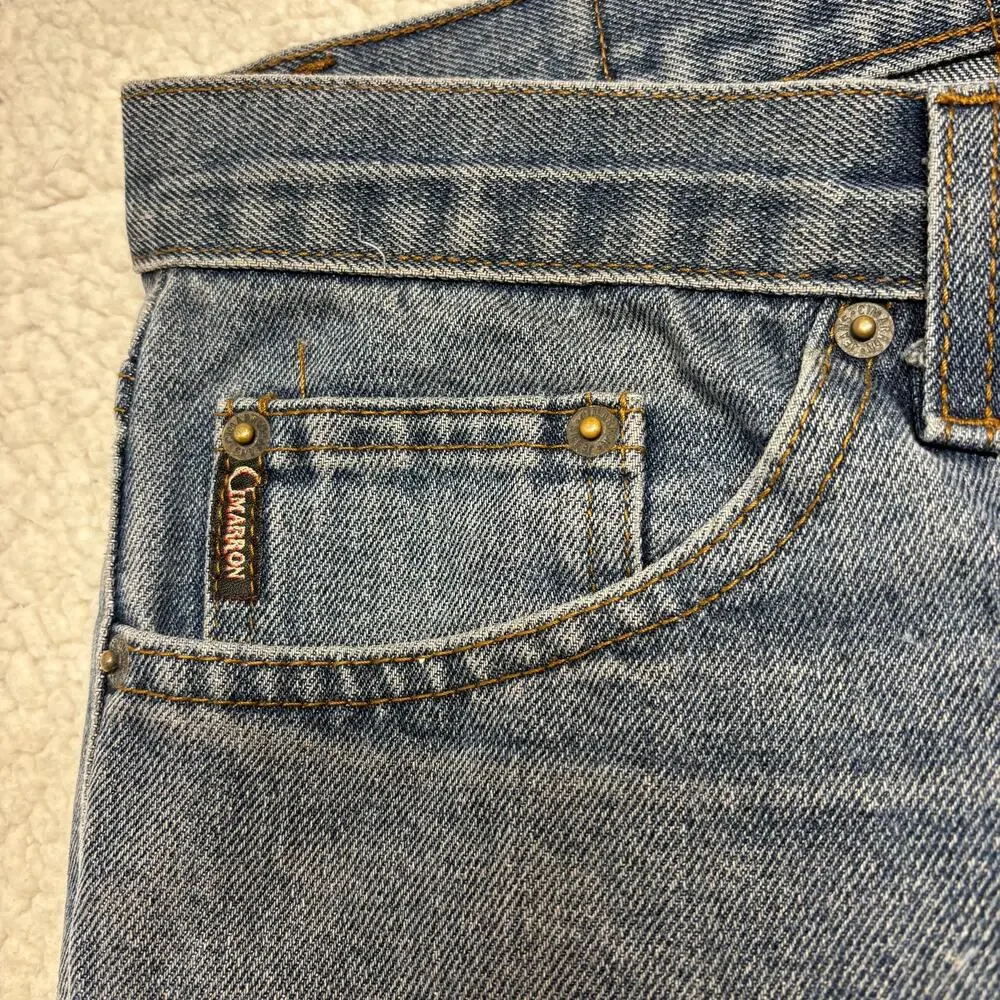 Vintage Cimarron Jeans Mens 36x29 Straight Leg Denim Medium Wash 90s Y2k